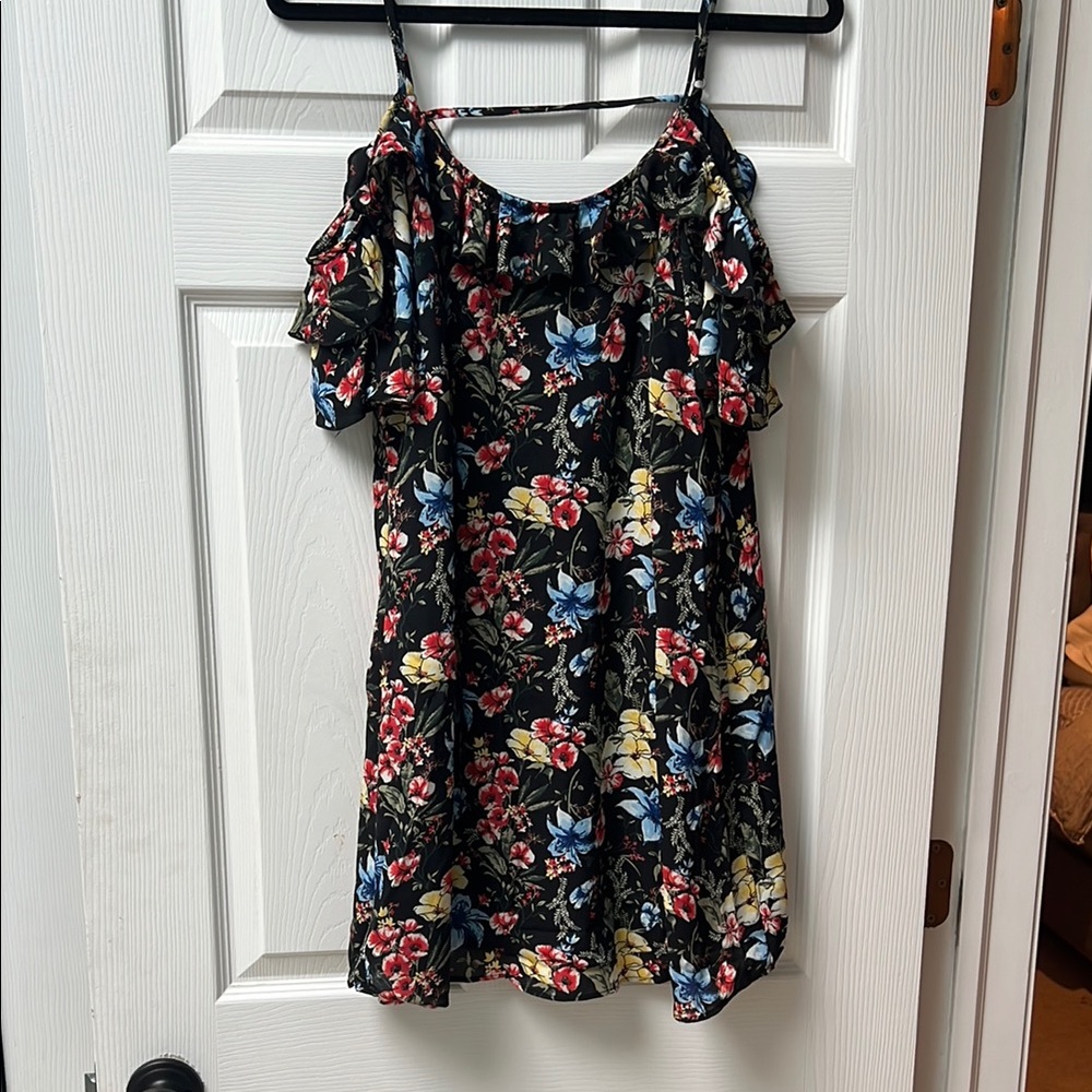 Abercrombie & Fitch Black Floral Dress